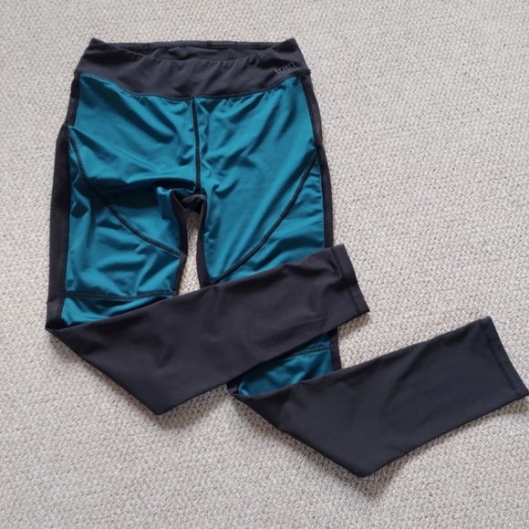 XOXO Pants - XOXO Teal and Black Leggings